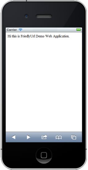 WebForm in iPhone simulator